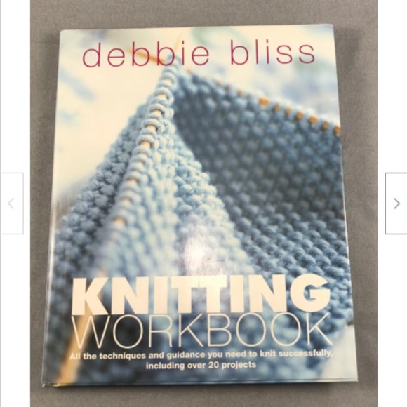 20 Patterns Projects Knitting Workbook Debbie Bliss Trafalgar Hardcover 2001 - Picture 1 of 4